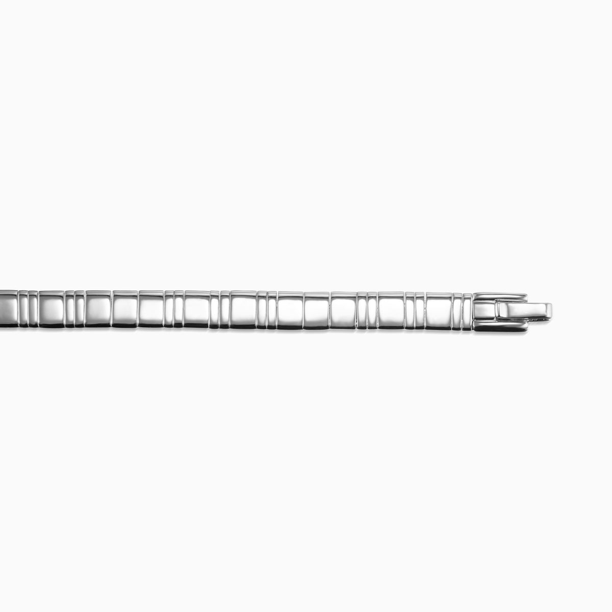 men's gravitas link bracelet sterling silver clasp