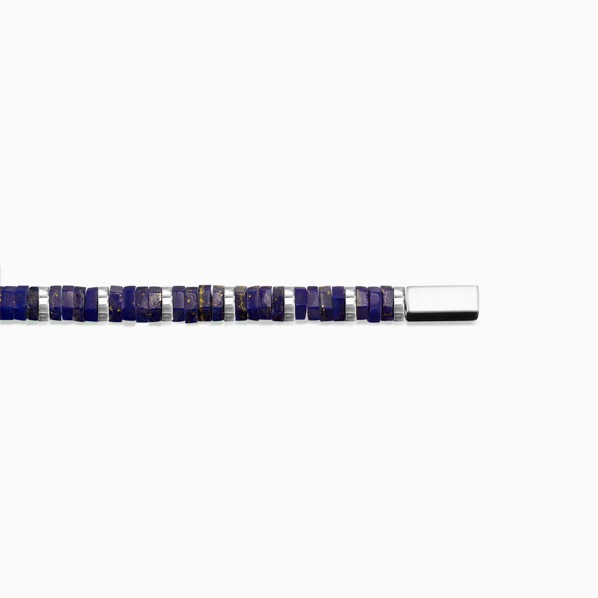 men's pascal bead bracelet sterling silver clasp