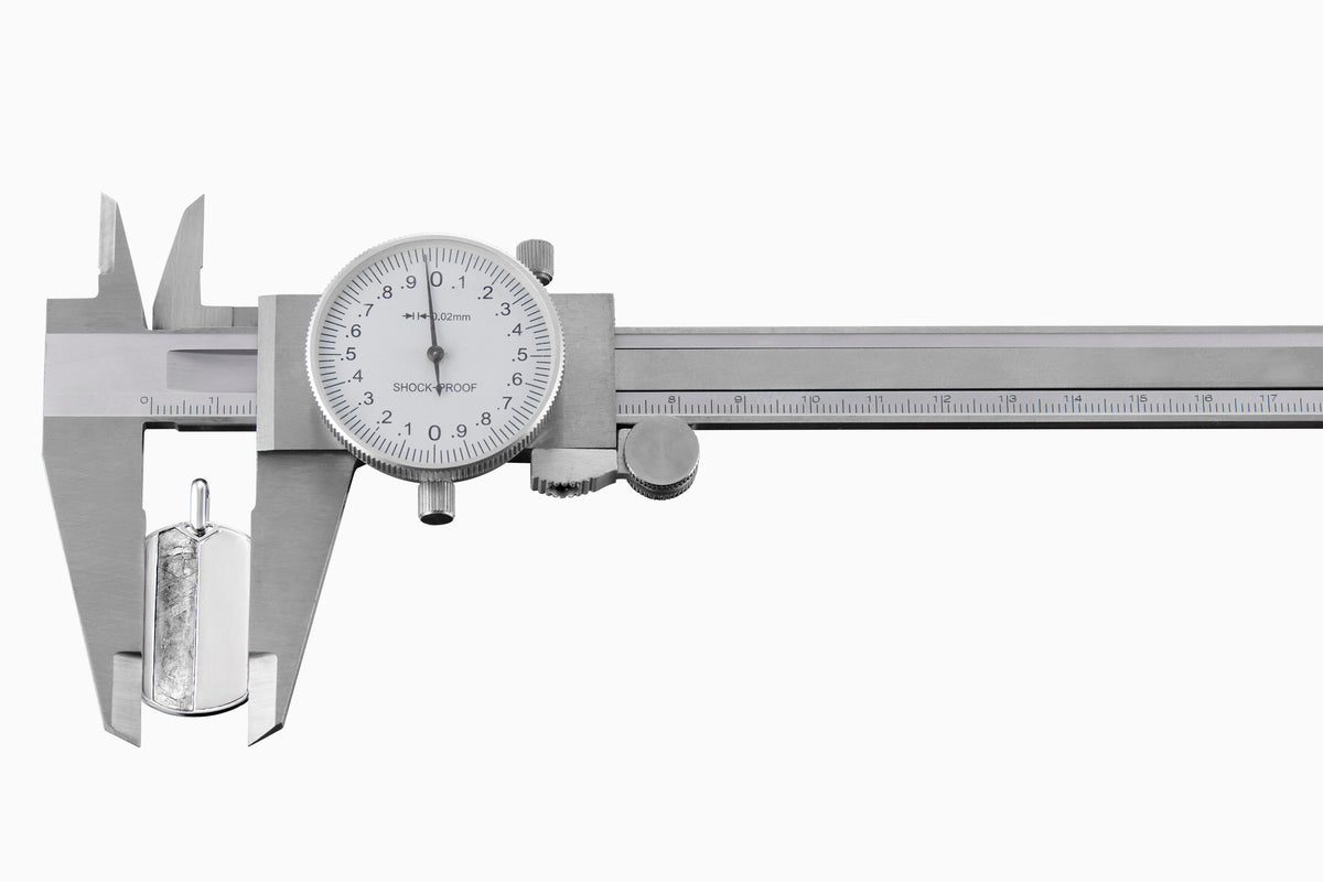 tarome craftsmanship image voyager meteorite tag with caliper