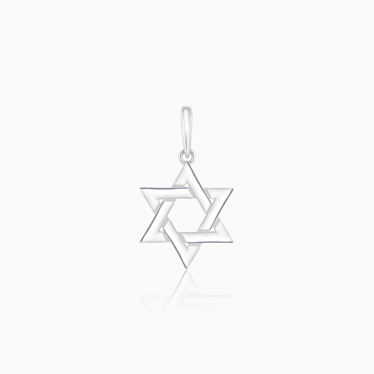 men's verity star of david sterling silver front
