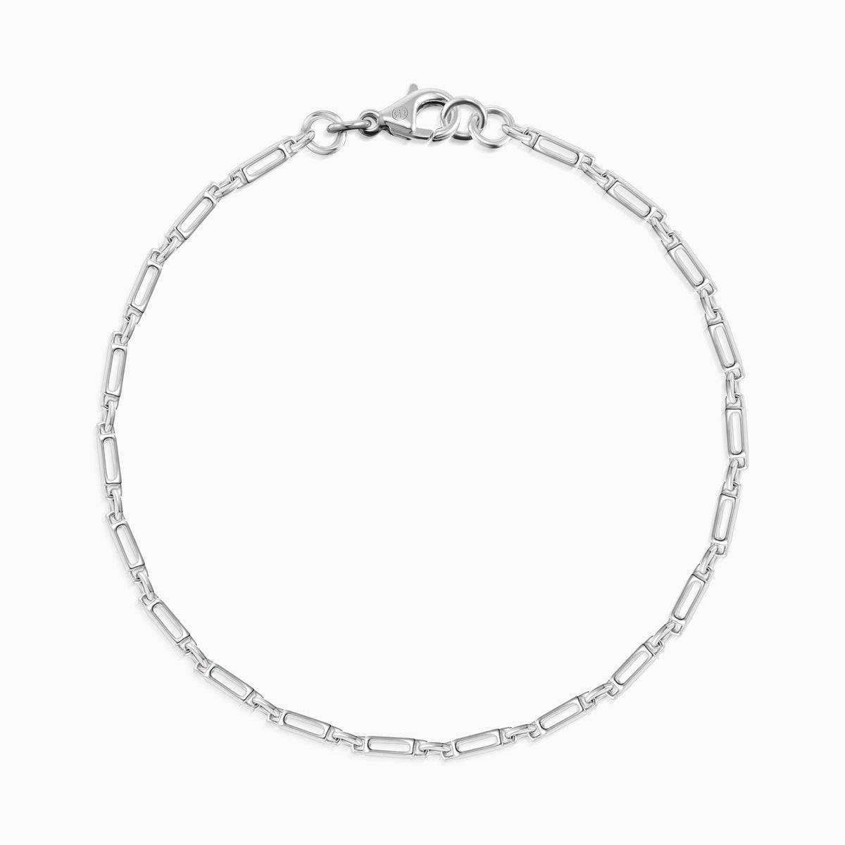men's gravitas chain bracelet sterling silver gold top
