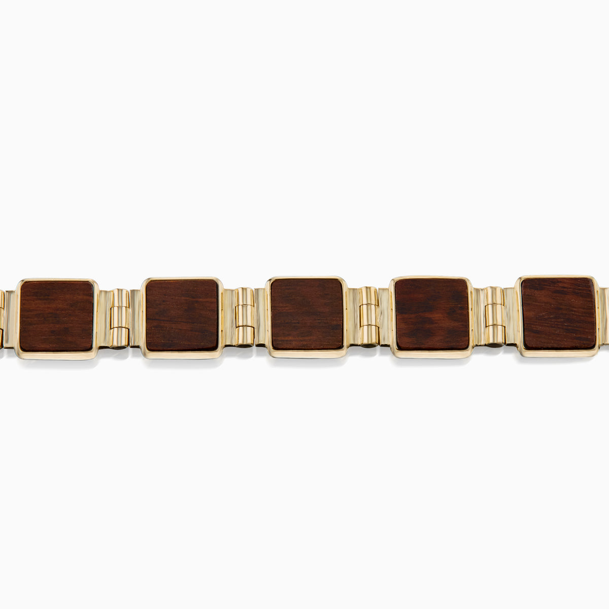 men's taiga bracelet 18k gold line