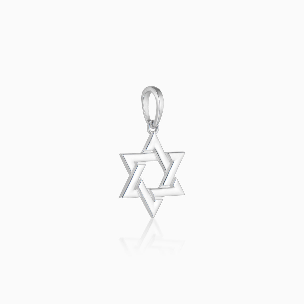 men's verity star of david sterling silver side