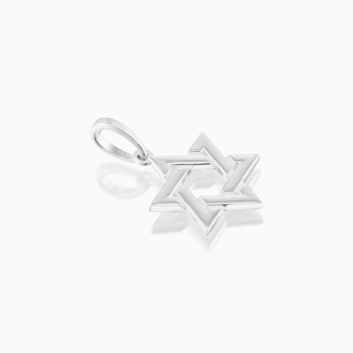 men's verity star of david sterling silver top